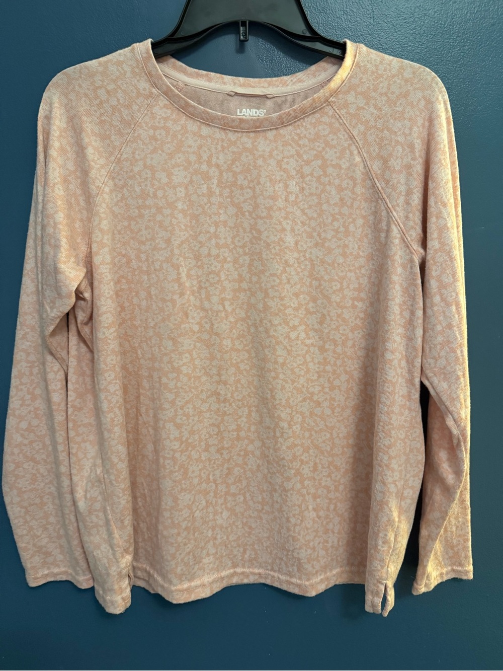 Lands' End Pink Long Sleeve Pullover